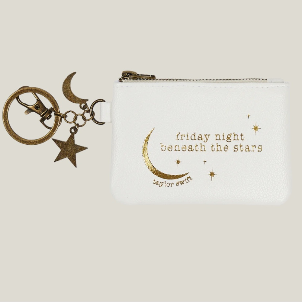 Swiftie Pouch Friday Night Beneath the Stars Keychain Pouch Self Titled Debut - Picture 1 of 6